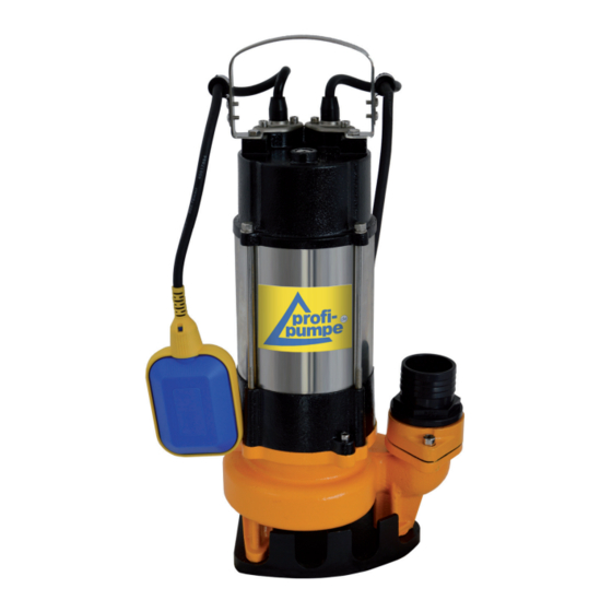 profi-pumpe BAU-Star 180-1 Bedienungsanleitung