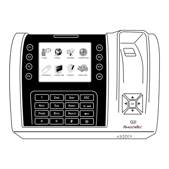 FingerTec Q2i Installationsanleitung