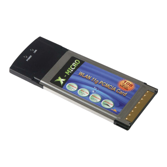 X-Micro Tech. 11G Benutzerhandbuch