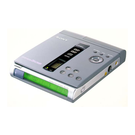 Sony PBD-D50 Bedienungsanleitung