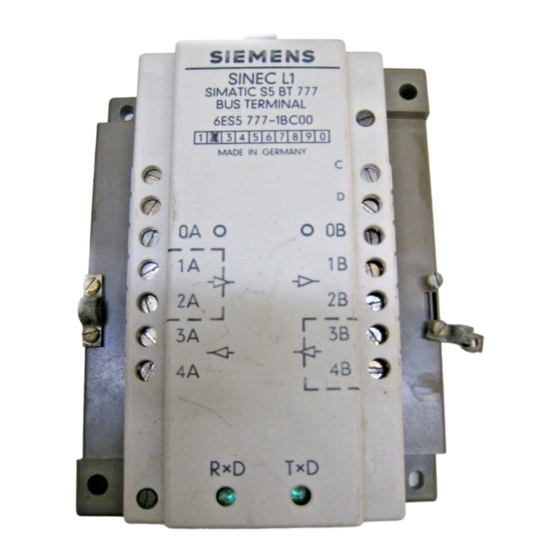 Siemens Simatic SiNEC L1 Handbücher