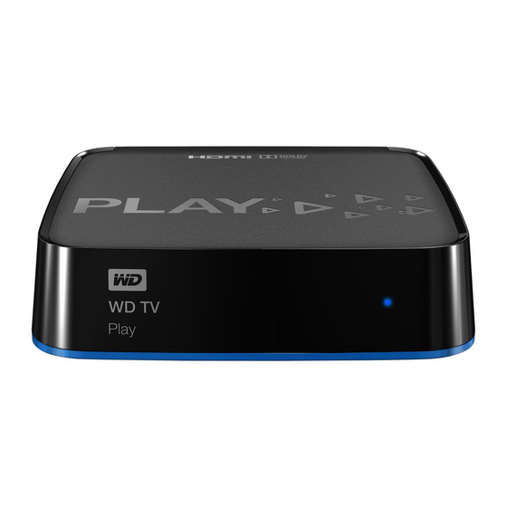 Western Digital WD TV Play Benutzerhandbuch