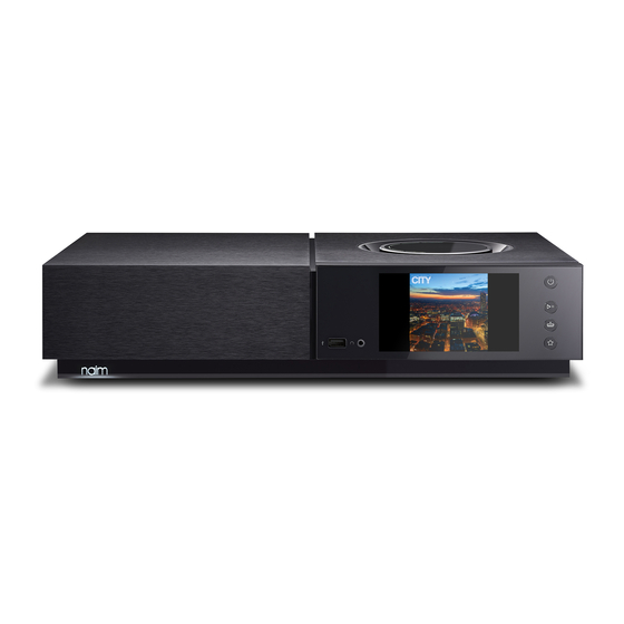 NAIM uniti nova Kurzanleitung
