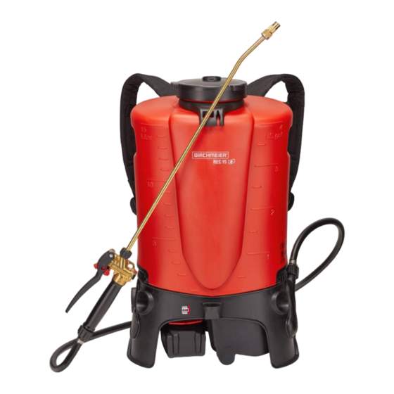 Birchmeier REA 15 AC1 Original-Gebrauchsanleitung