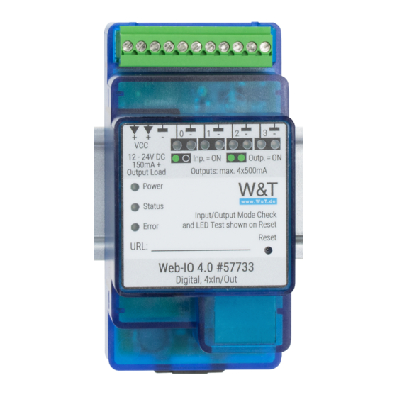 W&T Web-IO Digital 4.0 Anleitung