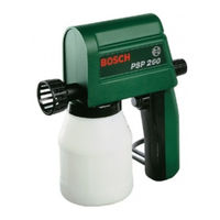 Bosch PSP 260 Bedienungsanleitung