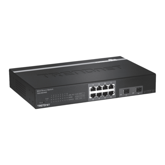 TRENDnet TEG-082WS Anleitung