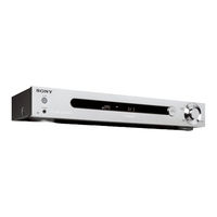 Sony STR-LV700R Kurzreferenz