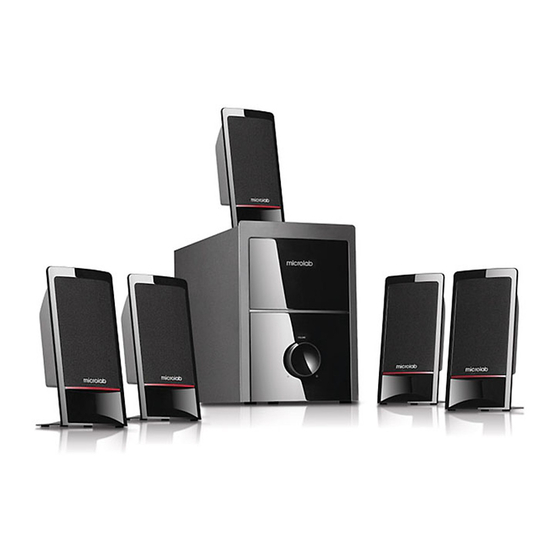 Microlab M-700 5.1 Handbücher