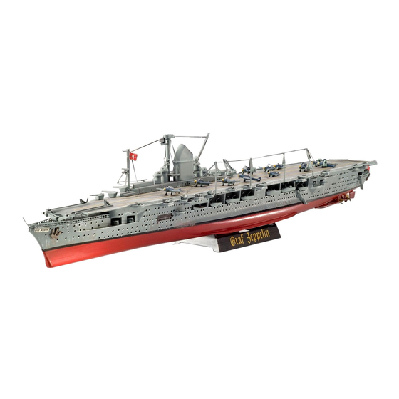 REVELL German Aircraft Carrier Graf Zeppelin Montageanleitung