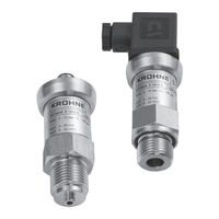 KROHNE OPTIBAR P 1010 C Handbuch