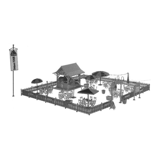 Faller beer garden Anleitung