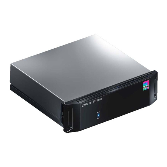 Rittal CMC III LTE-Unit Montage-, Installations- Und Bedienungsanleitung