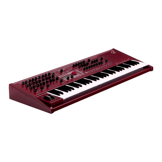 Waldorf Q Synthesizer Bedienhandbuch
