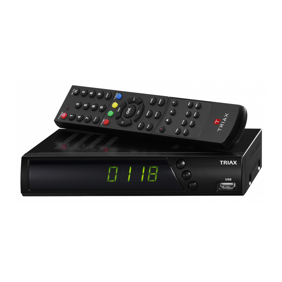 Triax S-HD11 Bedienungsanleitung