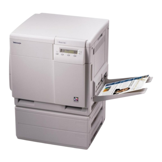 Tektronix Phaser 750 Installationsanleitung