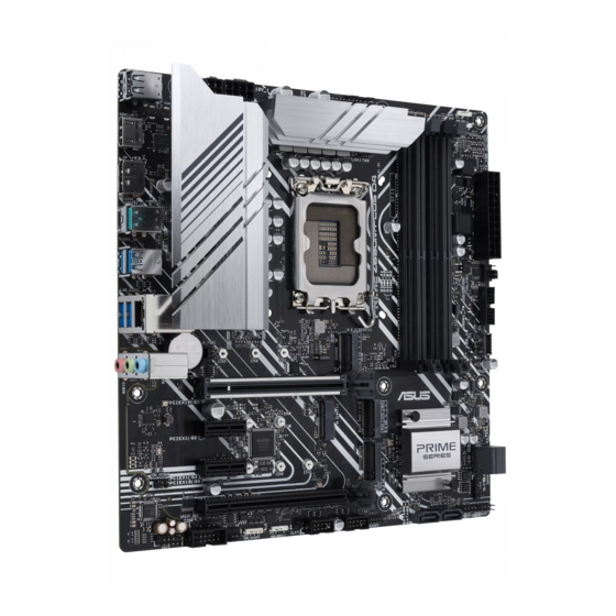Asus Prime Z690M-PLUS D4 Bedienungsanleitung