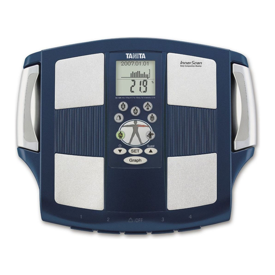 Tanita InnerScan BC-545 Bedienungsanleitung