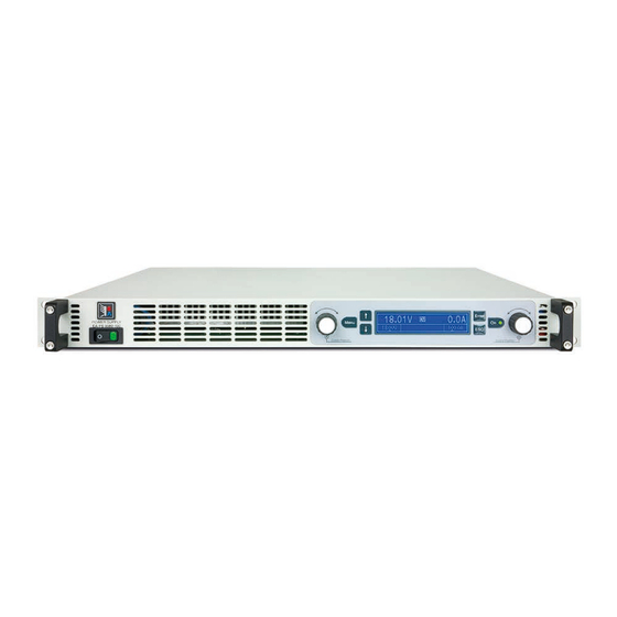 Elektro-Automatik PS 9000 1U Betriebsanleitung