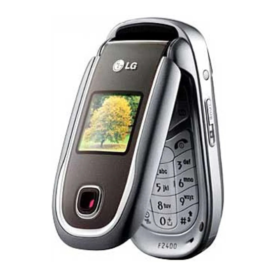 LG F2400 Benutzerhandbuch