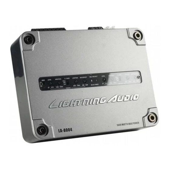 Lightning Audio LA-8004 Bedienungsanleitung