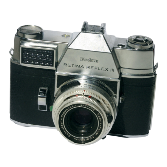 Kodak Retina REFLEX III Bedienungsanleitung