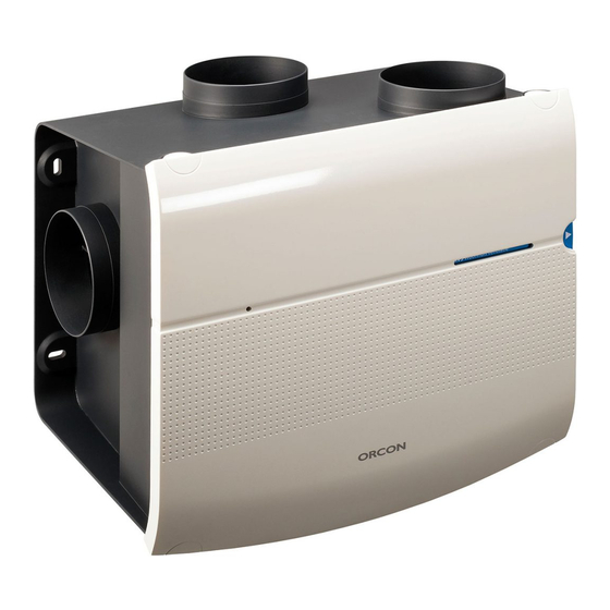 Orcon MVS 15RH Installationshandbuch