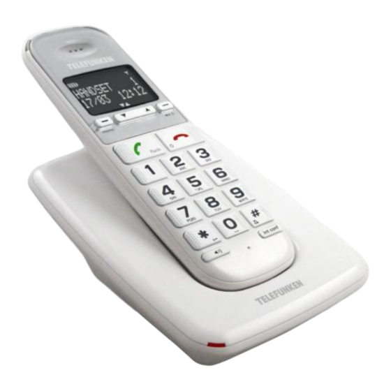 Telefunken TD 300 Pillow Gebrauchsanweisung