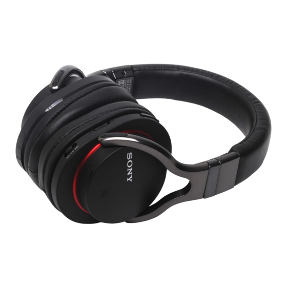 Sony MDR-1RBT Kurzanleitung