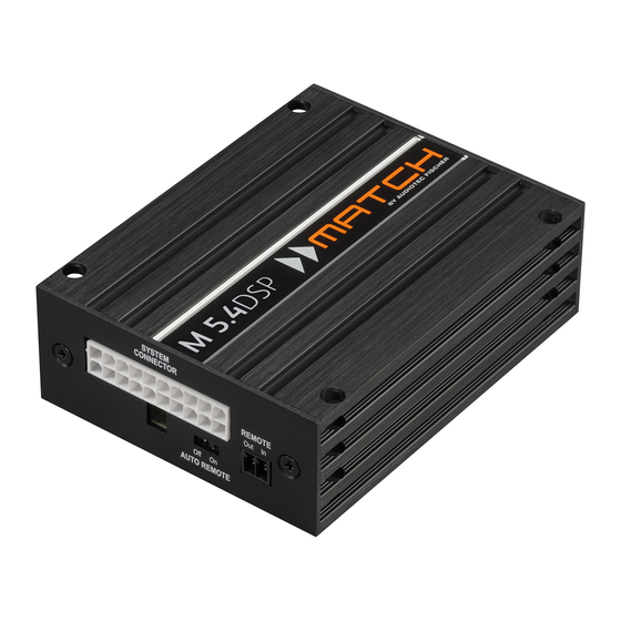Match M 5.4DSP micro Bedienungsanleitung