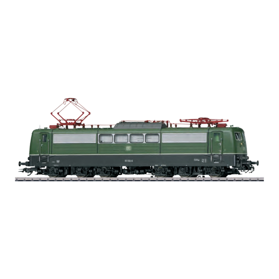 Märklin BR 151 Bedienungsanleitung
