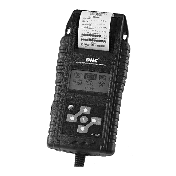 DHC BT2100 Bedienungsanleutung