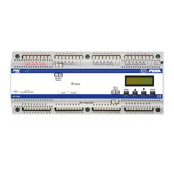 PEHA 952 JRM Installation Und Betriebsanleitung