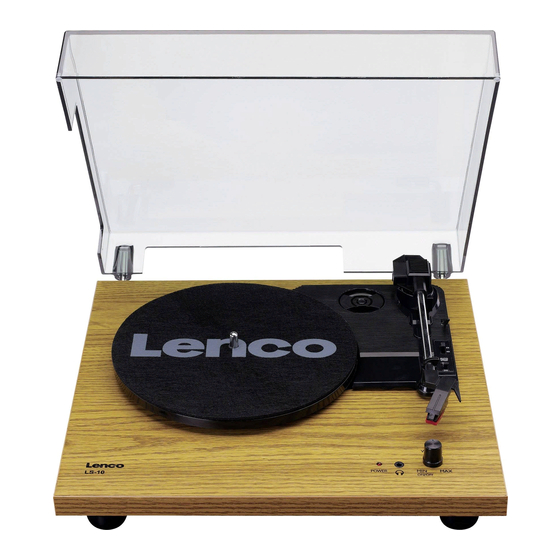 LENCO LS-10 Benutzerhandbuch