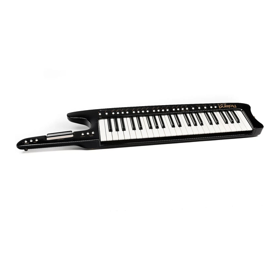 Roland AX-1 Bedienungsanleitung
