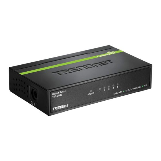 TRENDnet TEG-S50G Anleitung