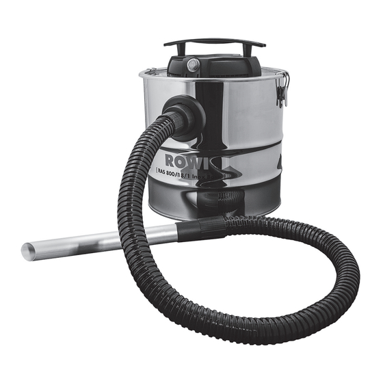 Rowi RAS 800/18/1 INOX BASIC Originalbetriebsanleitung