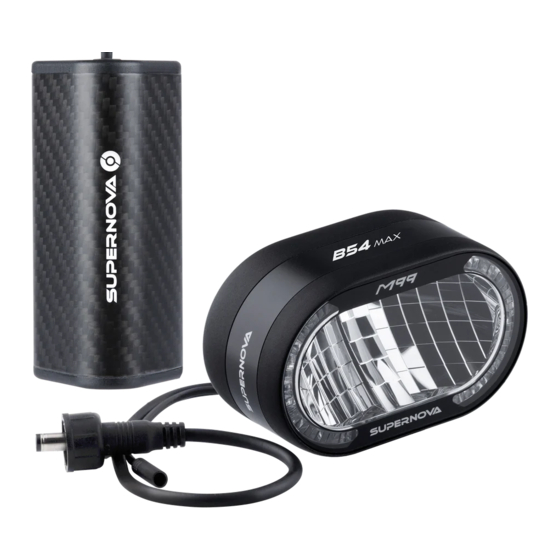 SUPERNOVA B54 MAX Anleitung