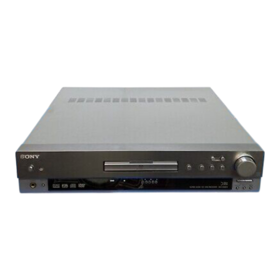 Sony AVD-S50 Bedienungsanleitung