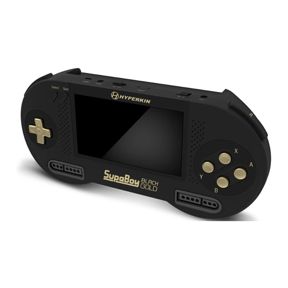 Hyperkin SupaBoy BLACK GOLD Bedienungsanleitung