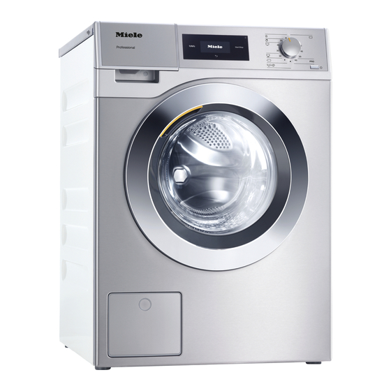 Miele PWM 507 Gebrauchs- Und Aufstellanweisung