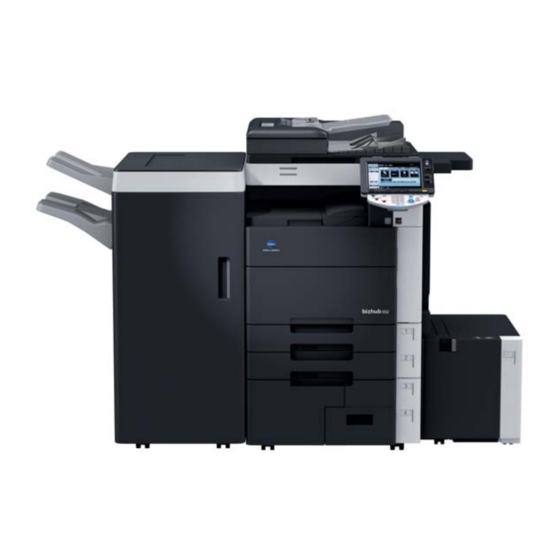 Konica Minolta bizhub 552 Kurzbedienungsanleitung