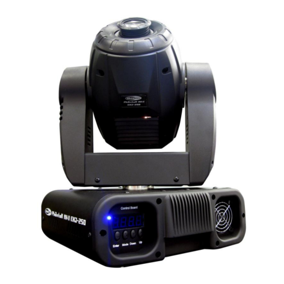 SHOWTEC Phantom MKII EHJ 250 Anleitung