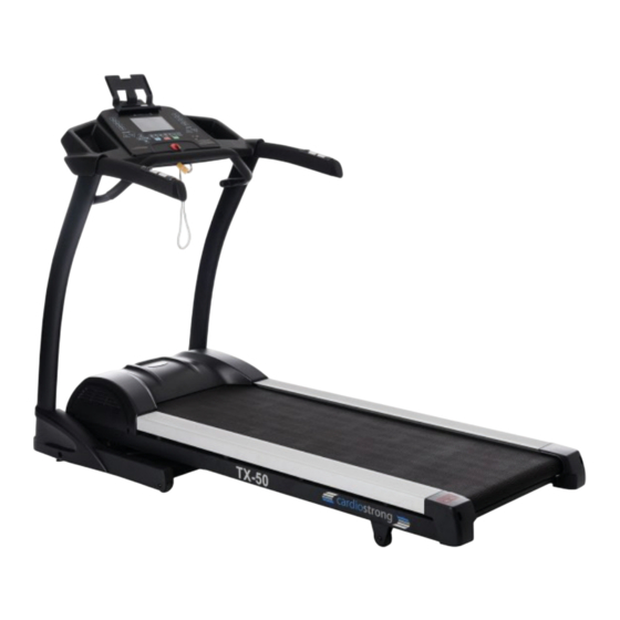 CARDIOSTRONG CST-TX50-2 Montage- Und Bedienungsanleitung
