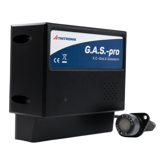 Thitronik G.A.S.-pro Einbau- Und Bedienungsanleitung
