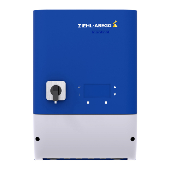 ZIEHL-ABEGG FXDM25AQ Betriebsanleitung