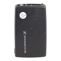 Sennheiser SK 1063-U Gebrauchsanleitung