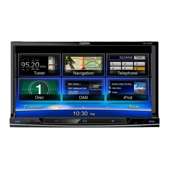 Clarion NX702E Montageanleitung