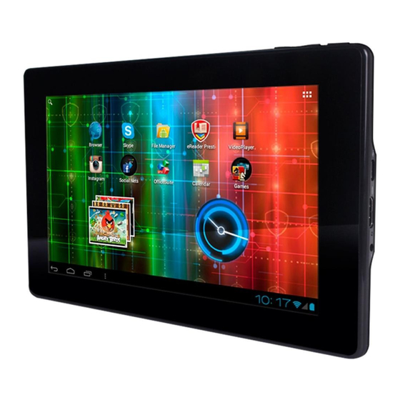 Prestigio MultiPad PMP3370B Schnellstartanleitung