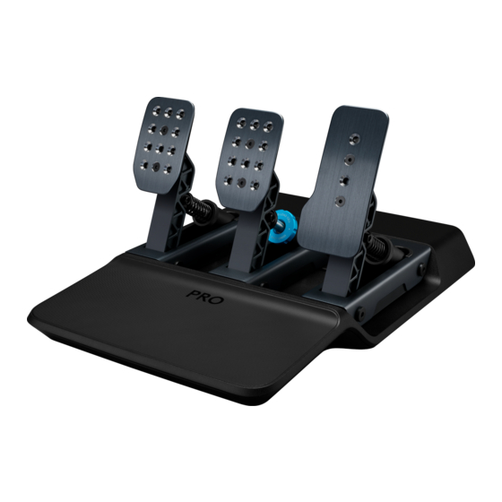 Logitech G PRO RACING PEDALS Bedienungsanleitung